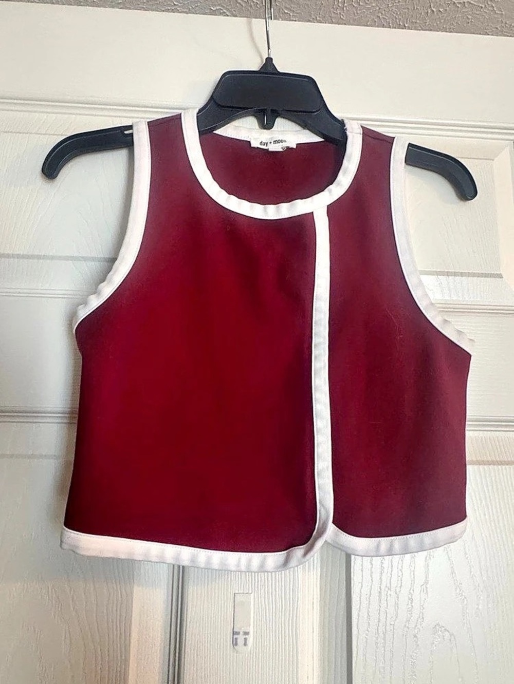 day + moon Two-Piece Skirt Set in Red Size Small Like New
